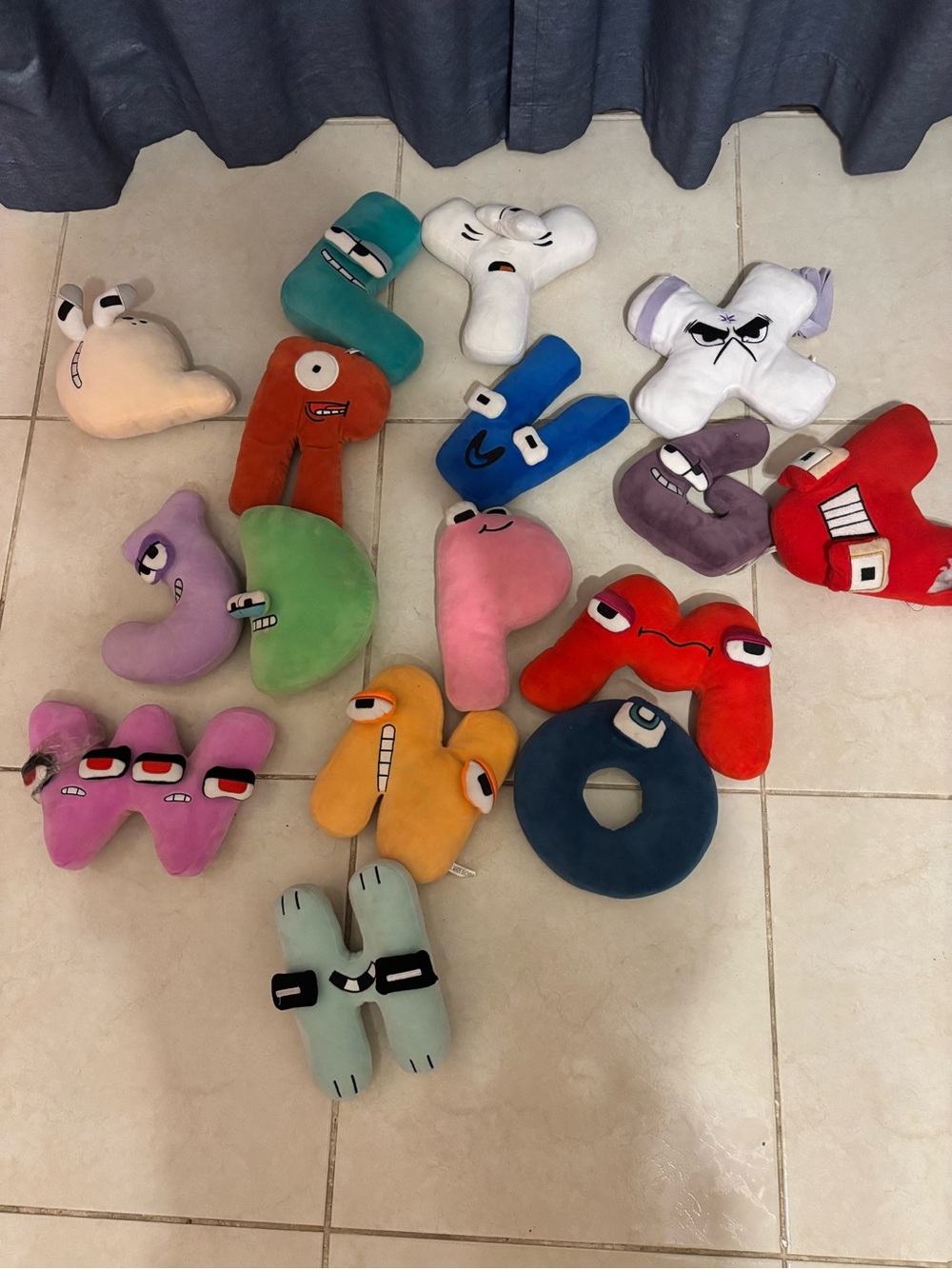 Alphabet Lore Plush Toys Set Letters
